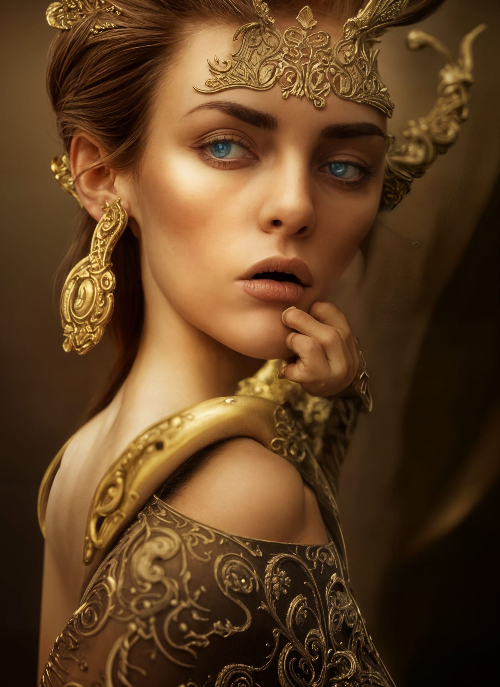 Detailed Ornate Digital Art in Rich Saturated Colors