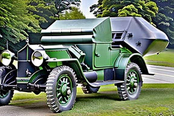 Armoured Car Generated by AI
