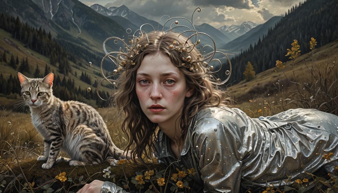 Alien People and Pets: Photorealistic Surrealist Art