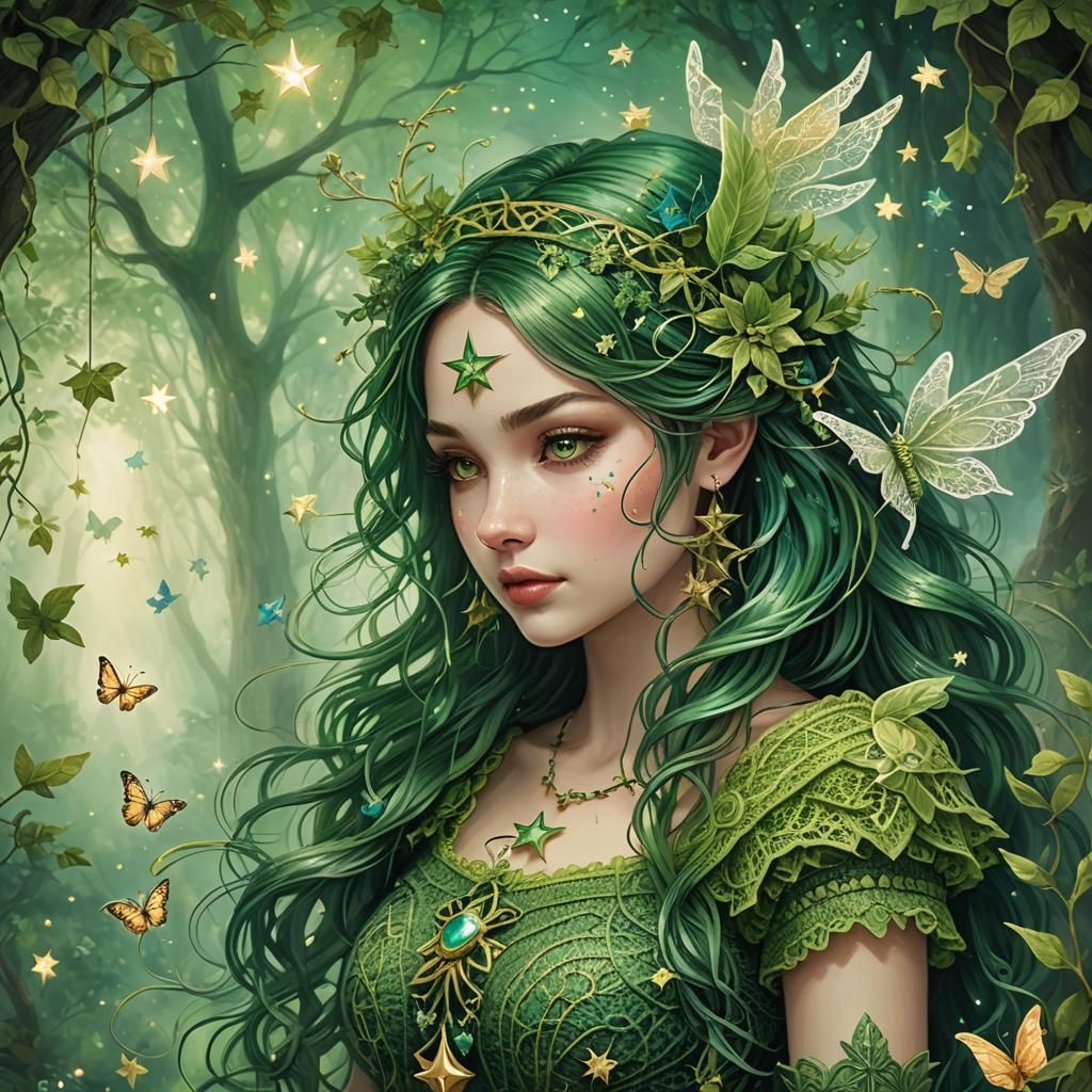 Fantasy Artist's Realm: Detailed Digital Matte Painting