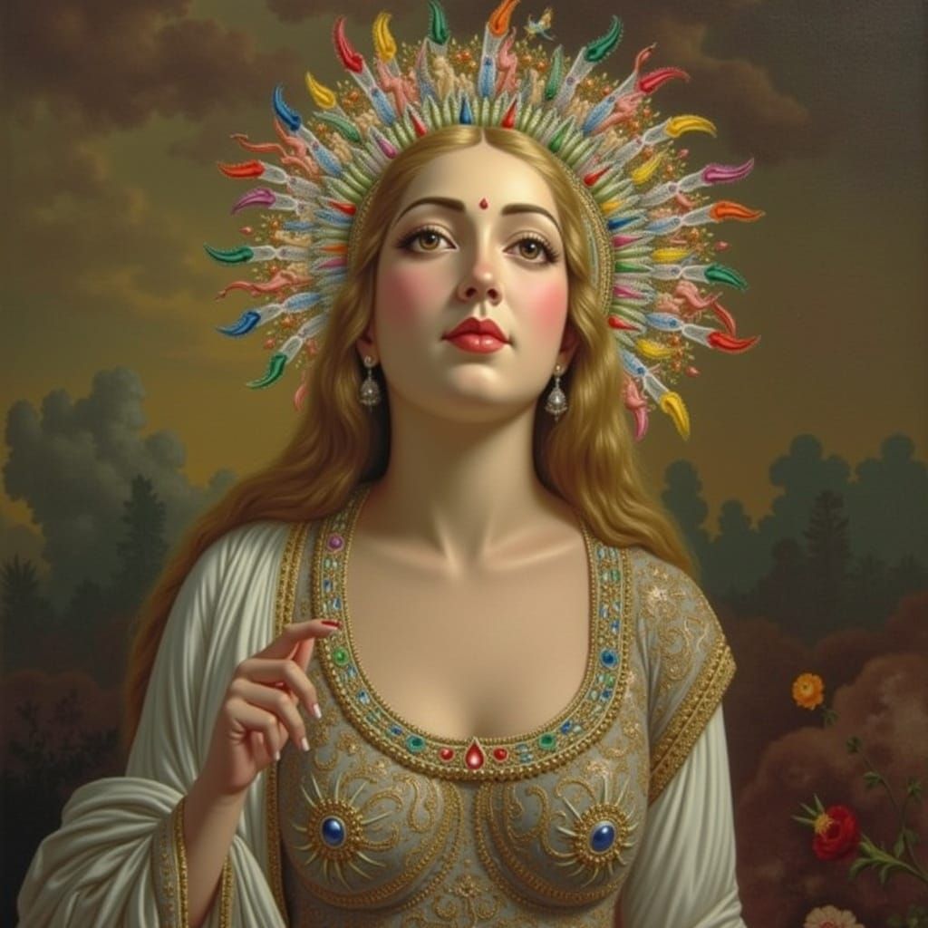 Masterpiece Painting: Beauty and Truth Allegory