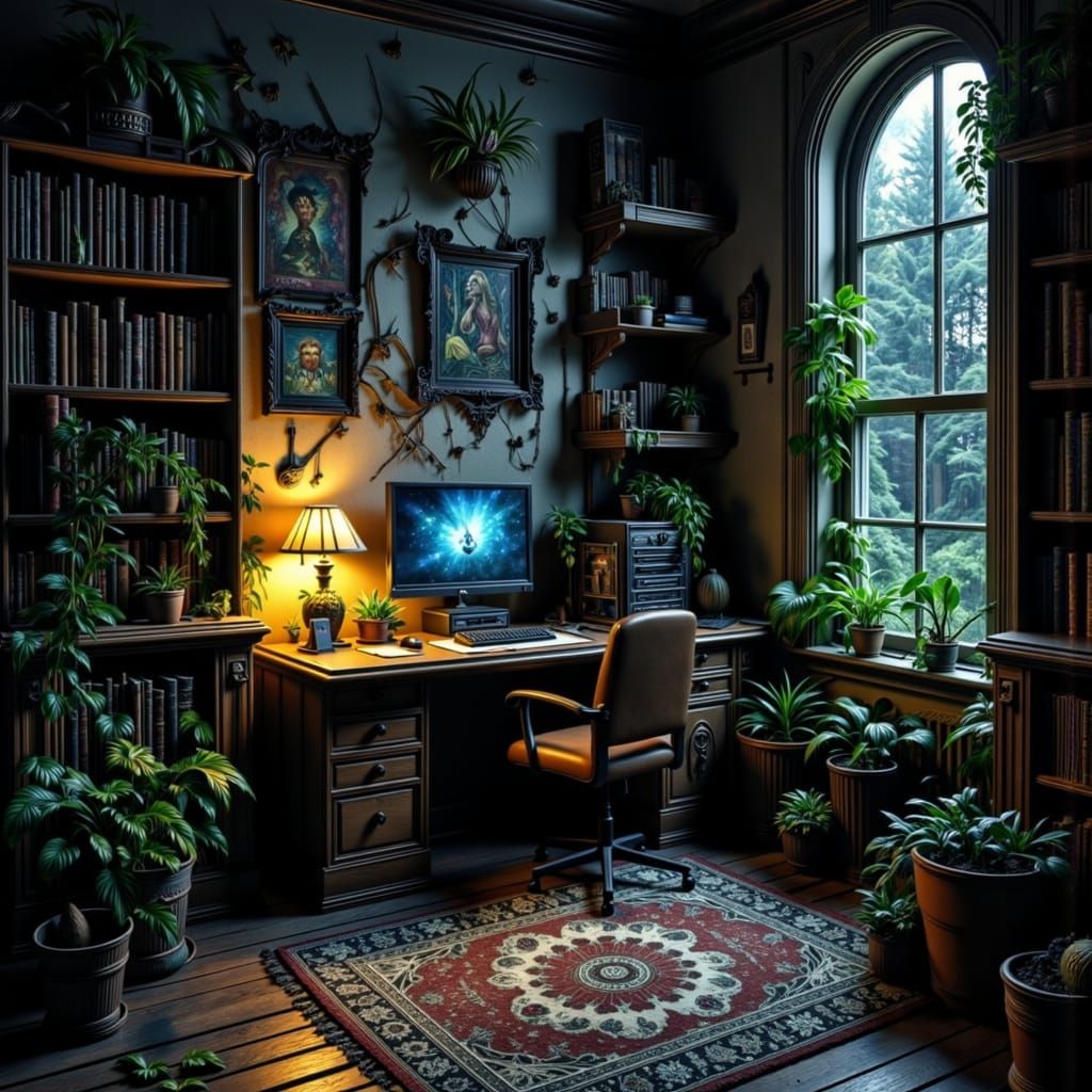 Nostalgic Gamer's Retreat - Isometric Bedroom Render