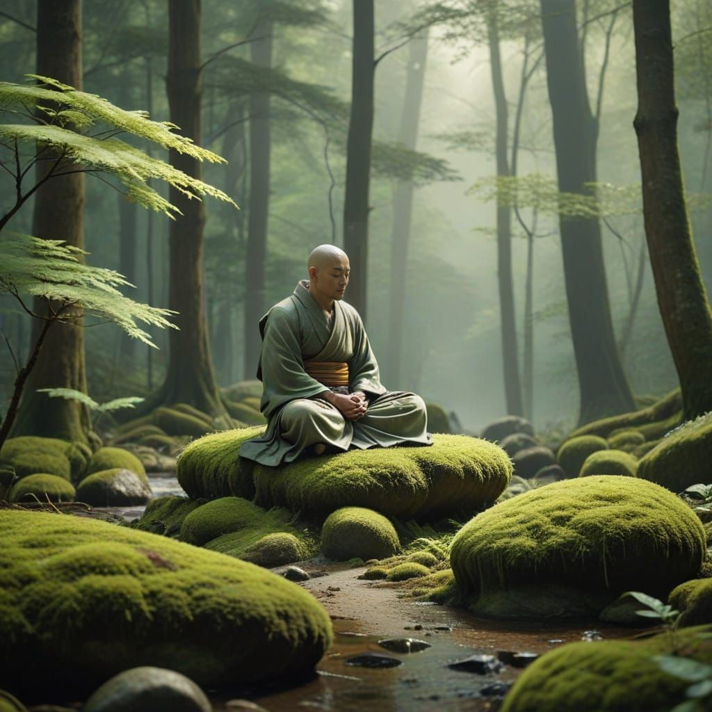 Ethereal Calm in a Digital Oasis