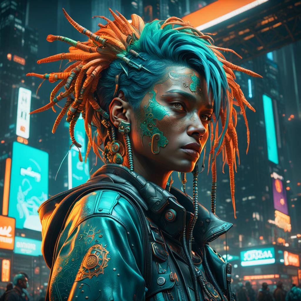 Cyberpunk Concept Art in 8k Resolution