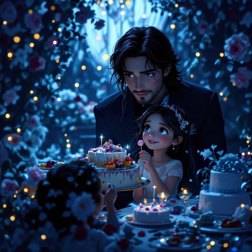 Dreamy Wedding Scene with Young Bride and Sweet Details