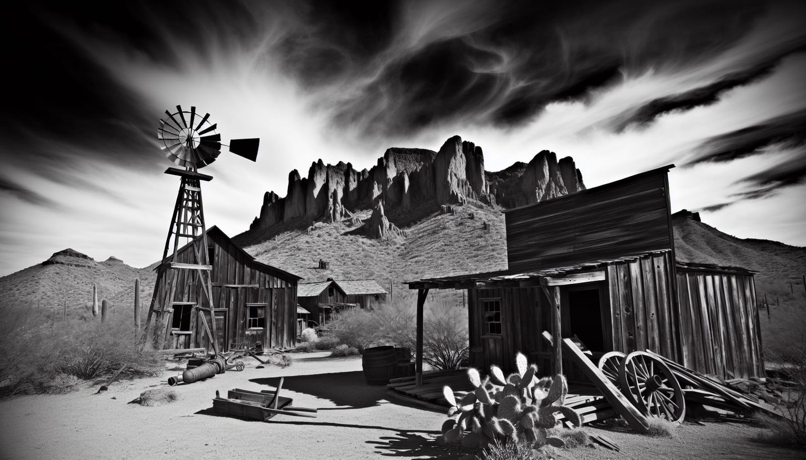 Ghost Town in the Superstition Mountains