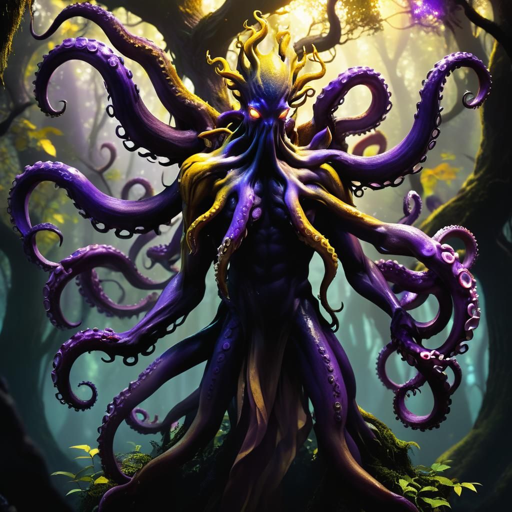 Tree Elemental Simic Hybrid in Mystical Forest