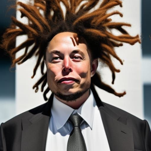 Elon Musk as Jamaican with Dreadlocks: Photography