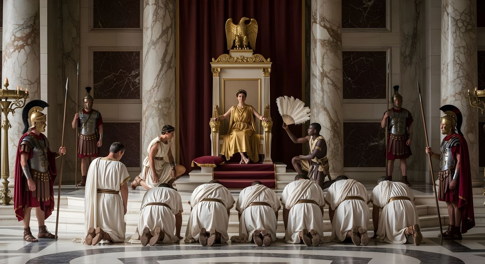 Empress Messalina in Lavish Ancient Rome Palace