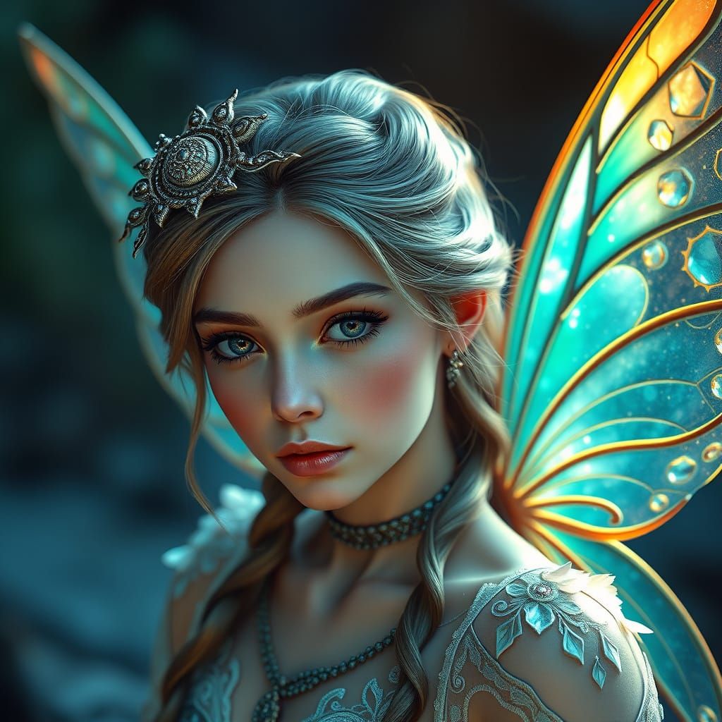 Stunning Ultra-Realistic Fairy Portrait in 8k