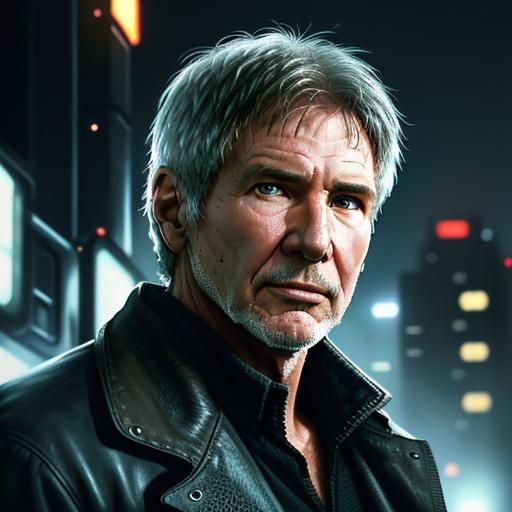 Harrison Ford as Rick Deckard in Blade Runner