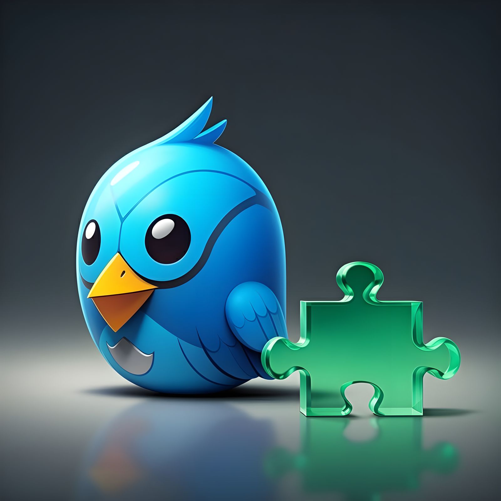 Vibrant Blue Mozilla Thunderbird Sits Beside a Light Green P...