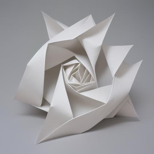Origami Papercraft in 8K Resolution