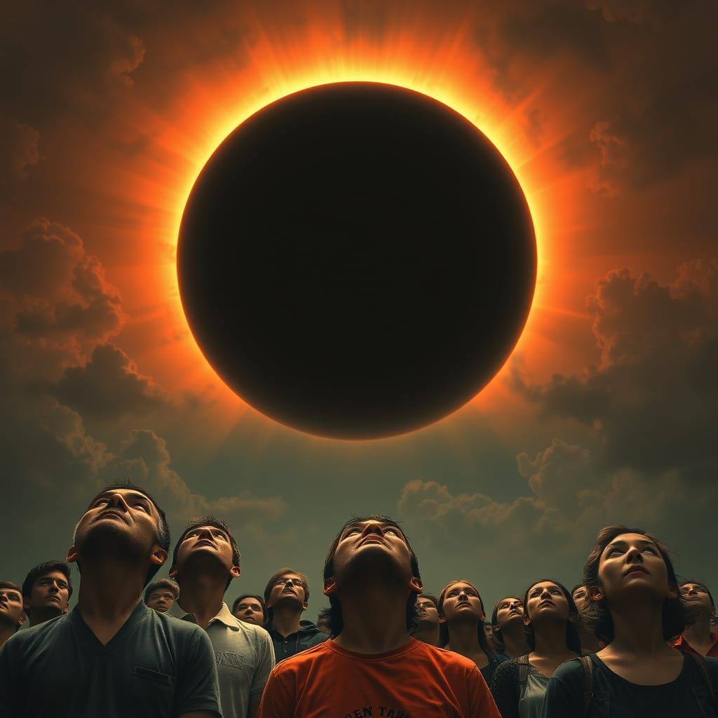 Cosmic Horror Descends in Dark, Ominous Black Sun