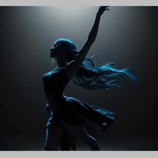 Moody Pole Dancer in Chiaroscuro Lighting