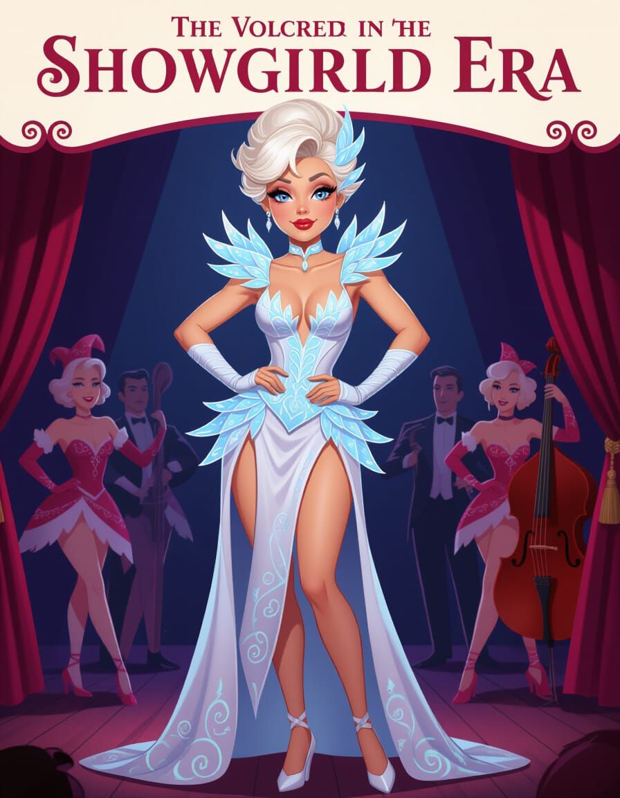 Ice Fairy Showgirl Commands Gothic Theater Stage