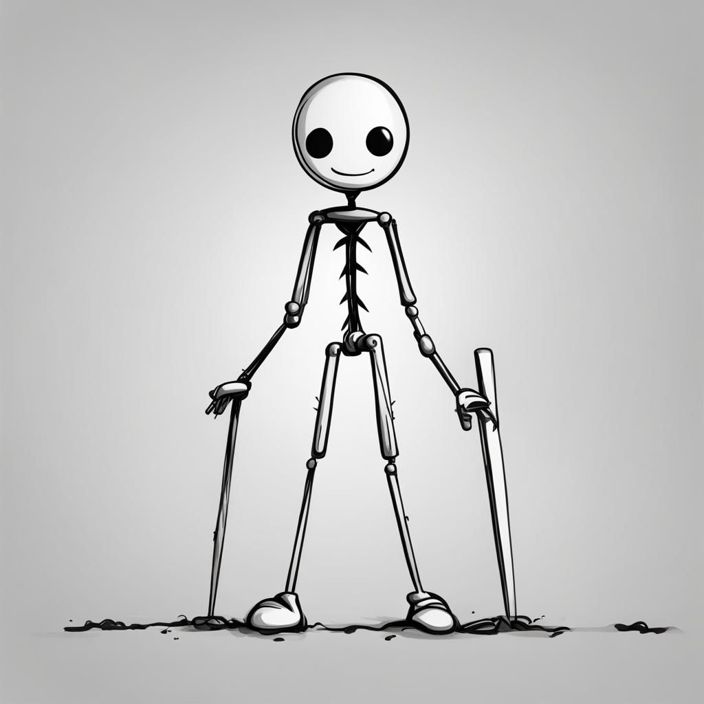 Simple Stick Figure Illustration
