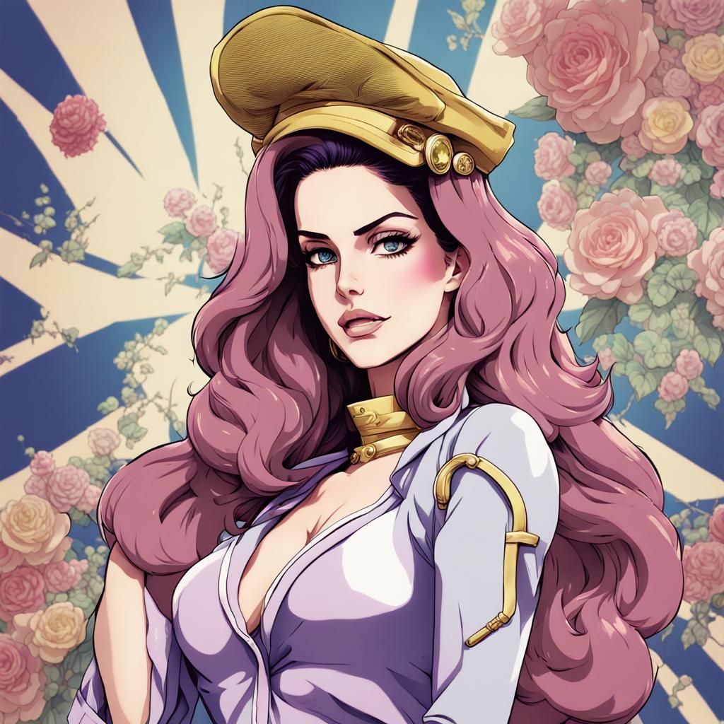 Lana Del Rey as Jojo's Bizarre Adventure Character