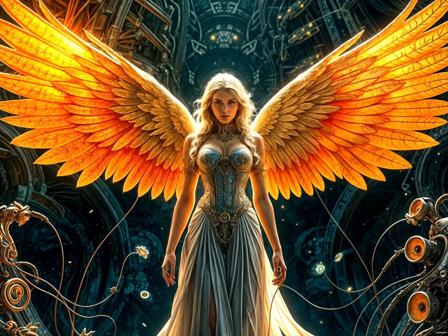 Beautiful Angel Boss Stepping into Infinity