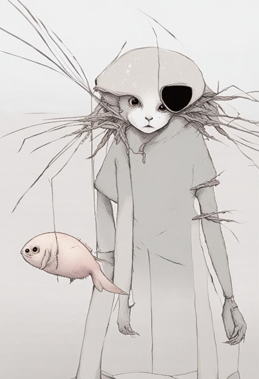 Detailed Japanese Painting in Hyperrealistic Style