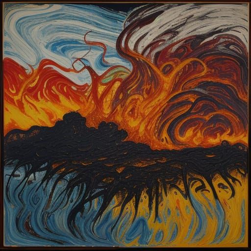 Cyberpunk Battle Scene with Ornate Shield