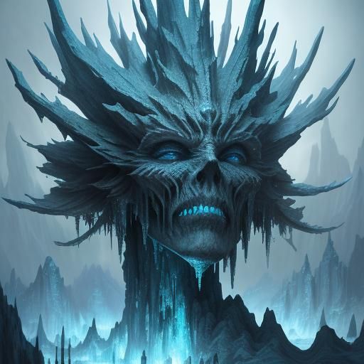 Dancing Mini Stalagnorm in Luminescent Cave