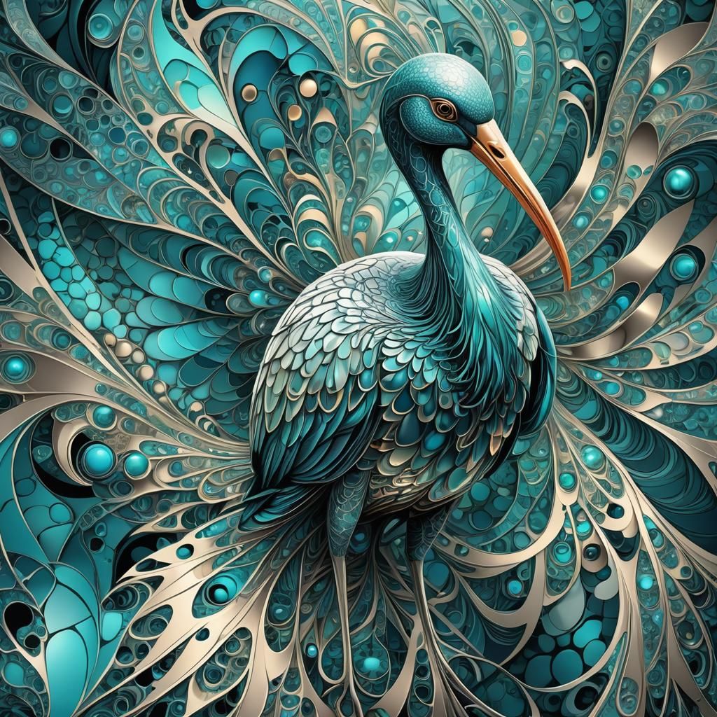 Thoth's Fractal Transformation: An Escher-Inspired Vision