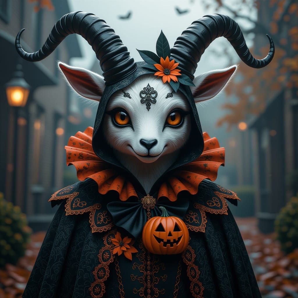 Detailed Animal Costume for Halloween Fantasy Art