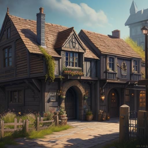 The Muffin Man: A Baker's Fantasy Art