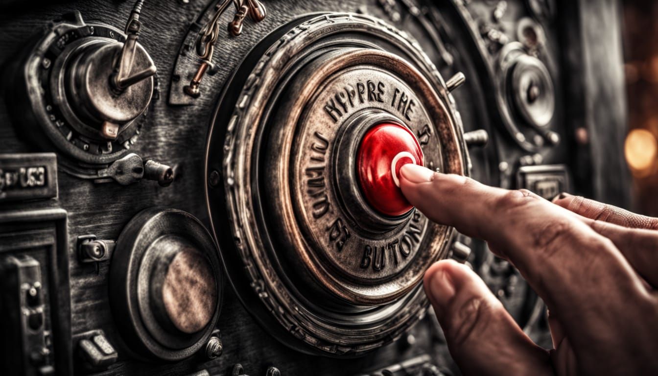 Don't Press The Button! Hyper Realistic Cinematic Scene