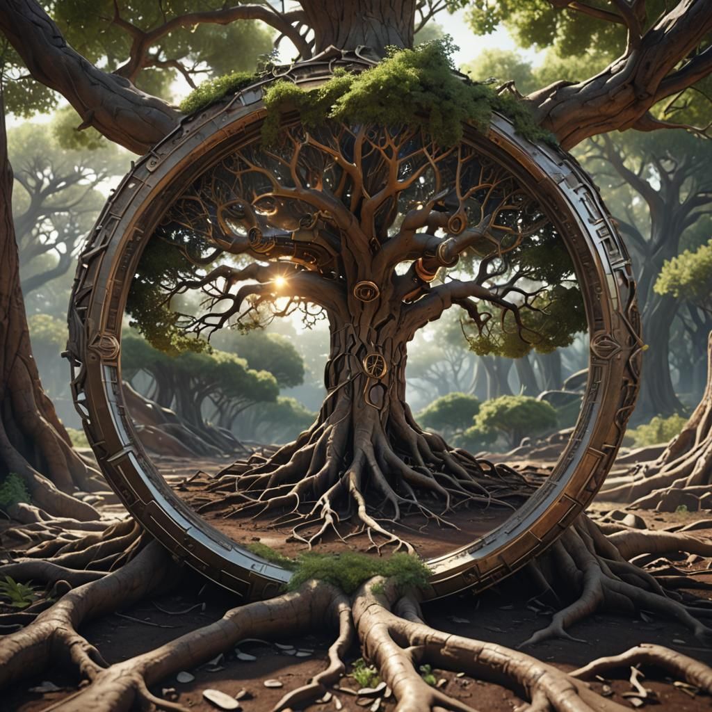 Kabbalah Tree of Life: Earth Roots and Sky Branches