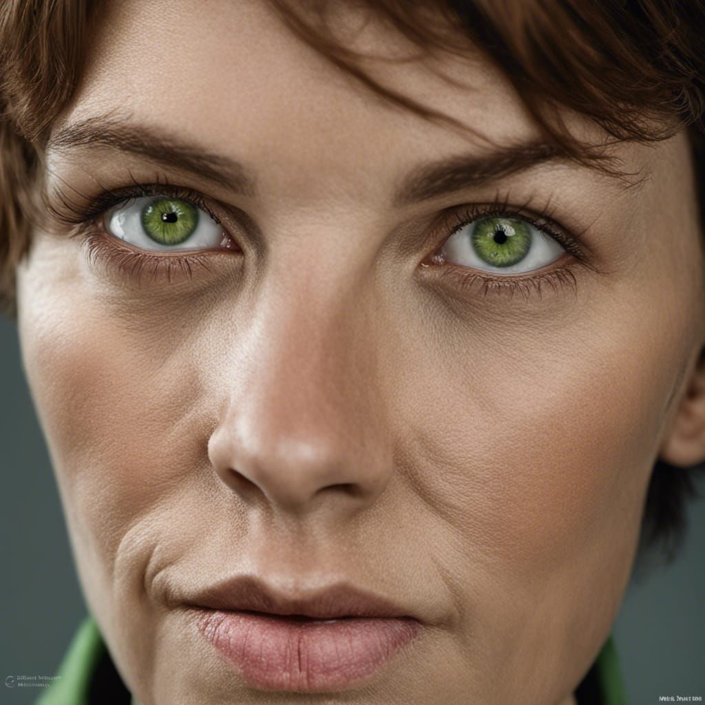 Professional Portrait of a Brown-Haired Woman