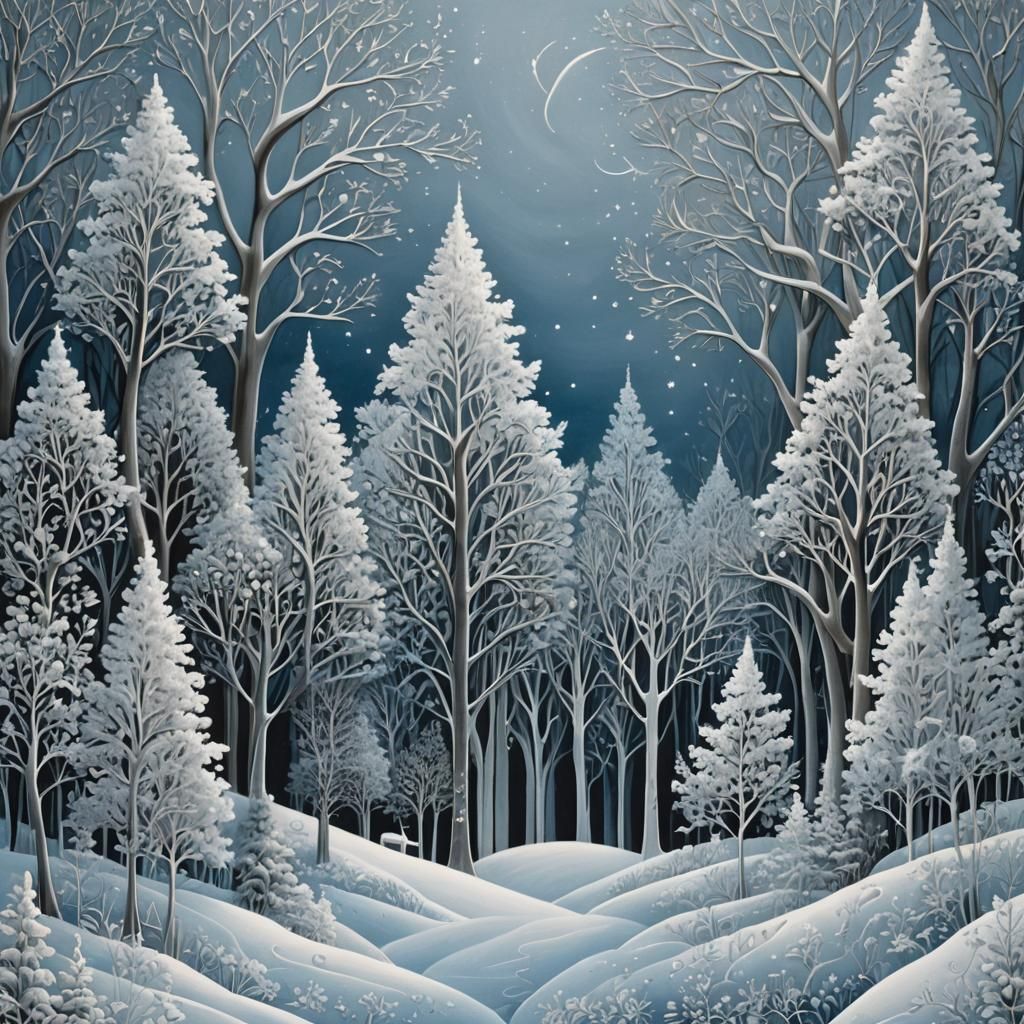 An illustration of winter