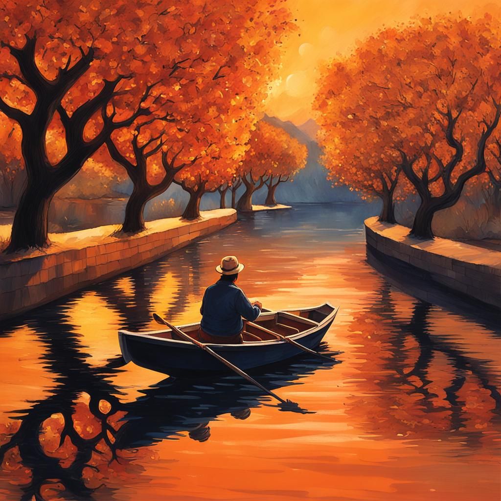 Picture yourself in a boat on a river
With tangerine trees a...