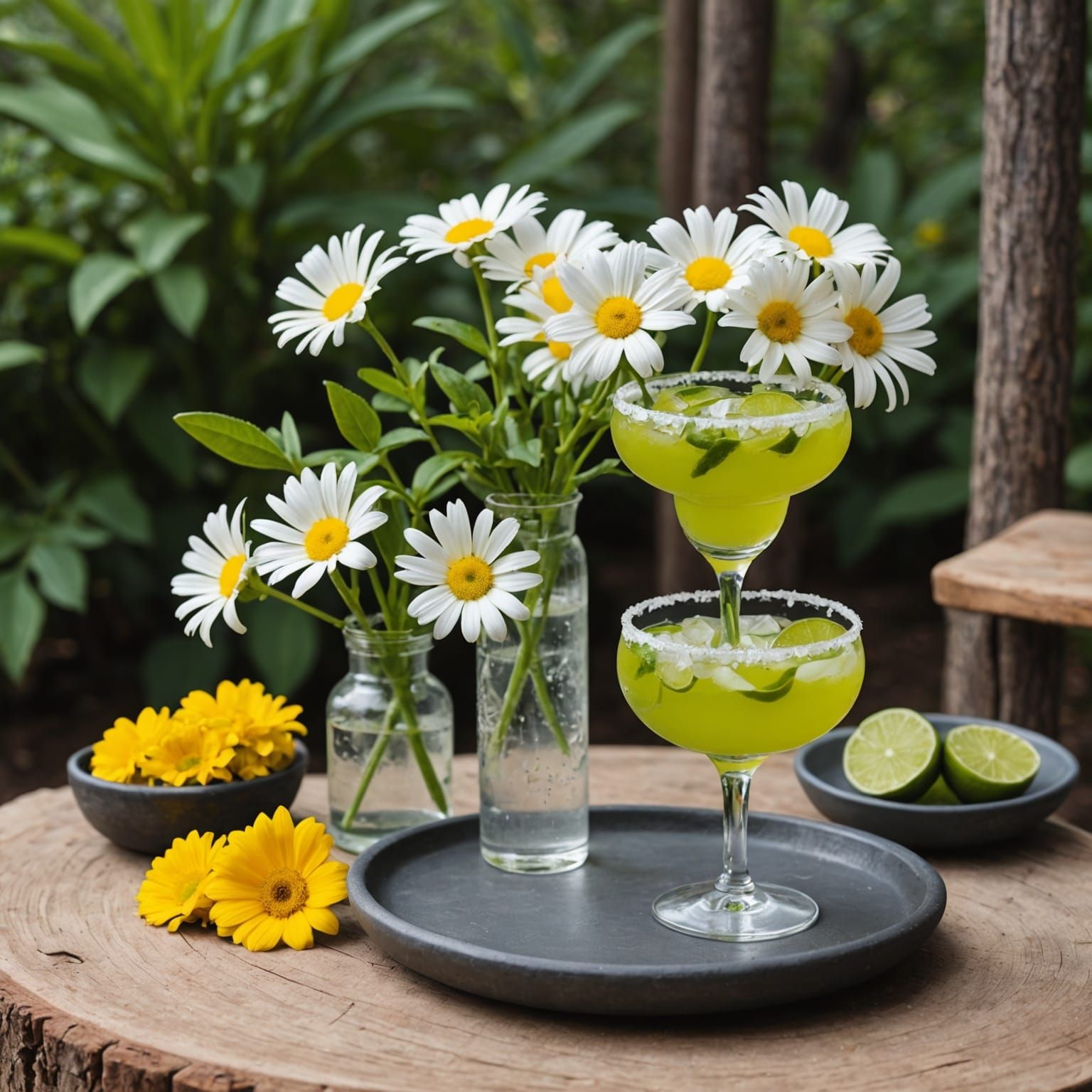 Field of Margarita Flowers