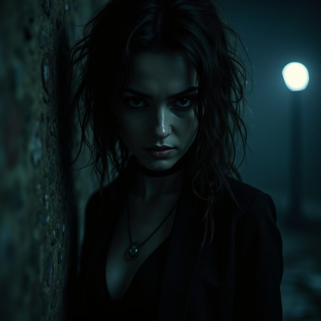 Surreal Succubus in Dark Shadows