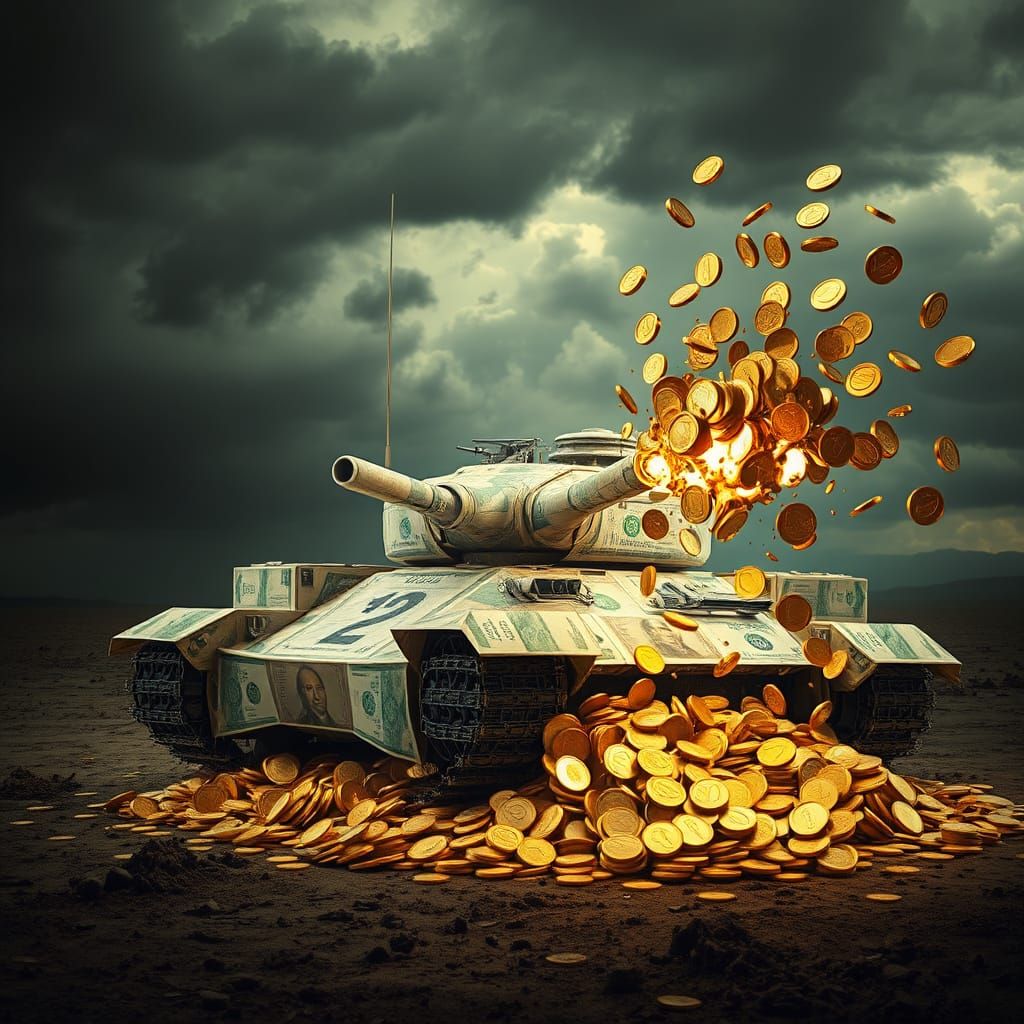 Money Tank Unleashes Gold in Wasteland