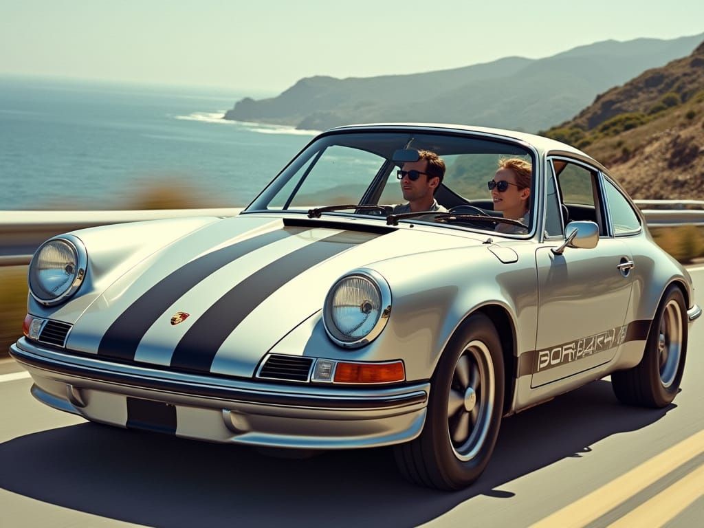 Porsche 911 Carrera RS 2.7 on Coastal Highway