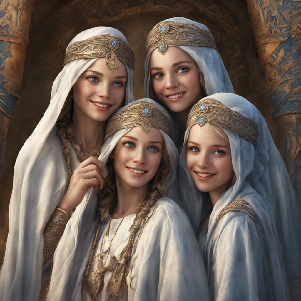 Triplets: Beautiful Israelite Girls in Ancient Israel
