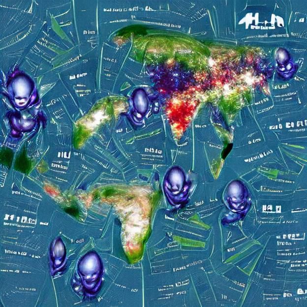This map shows the registered location of every alien on Ear...