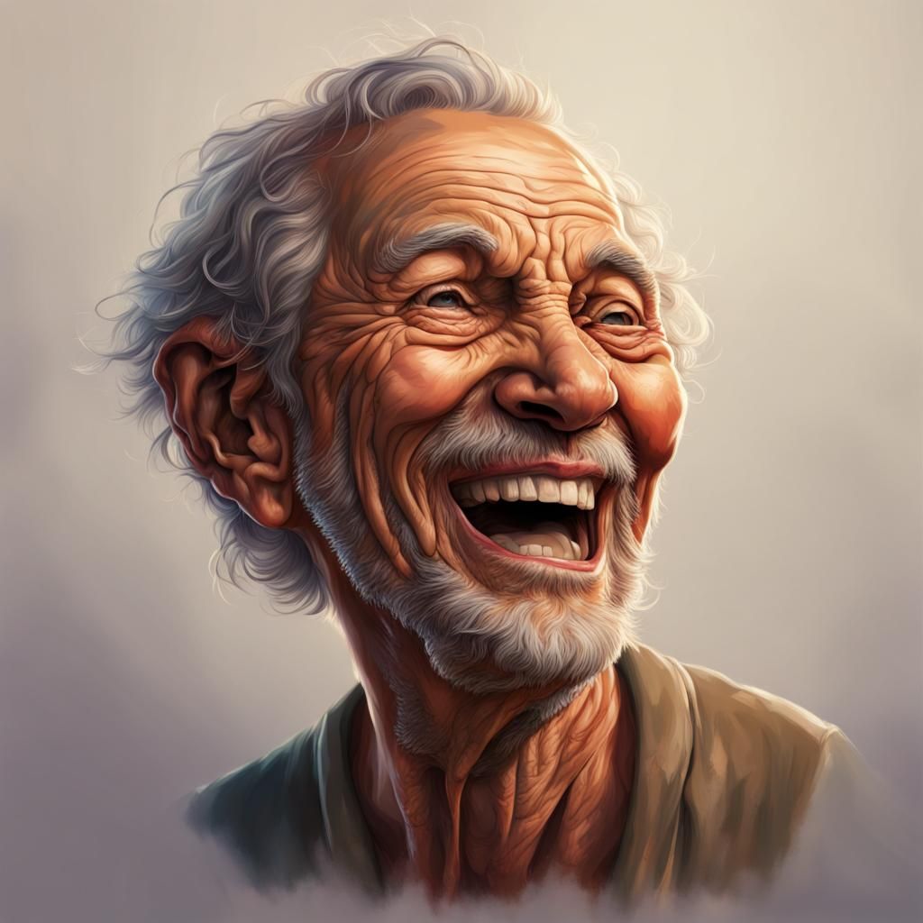 laughing man