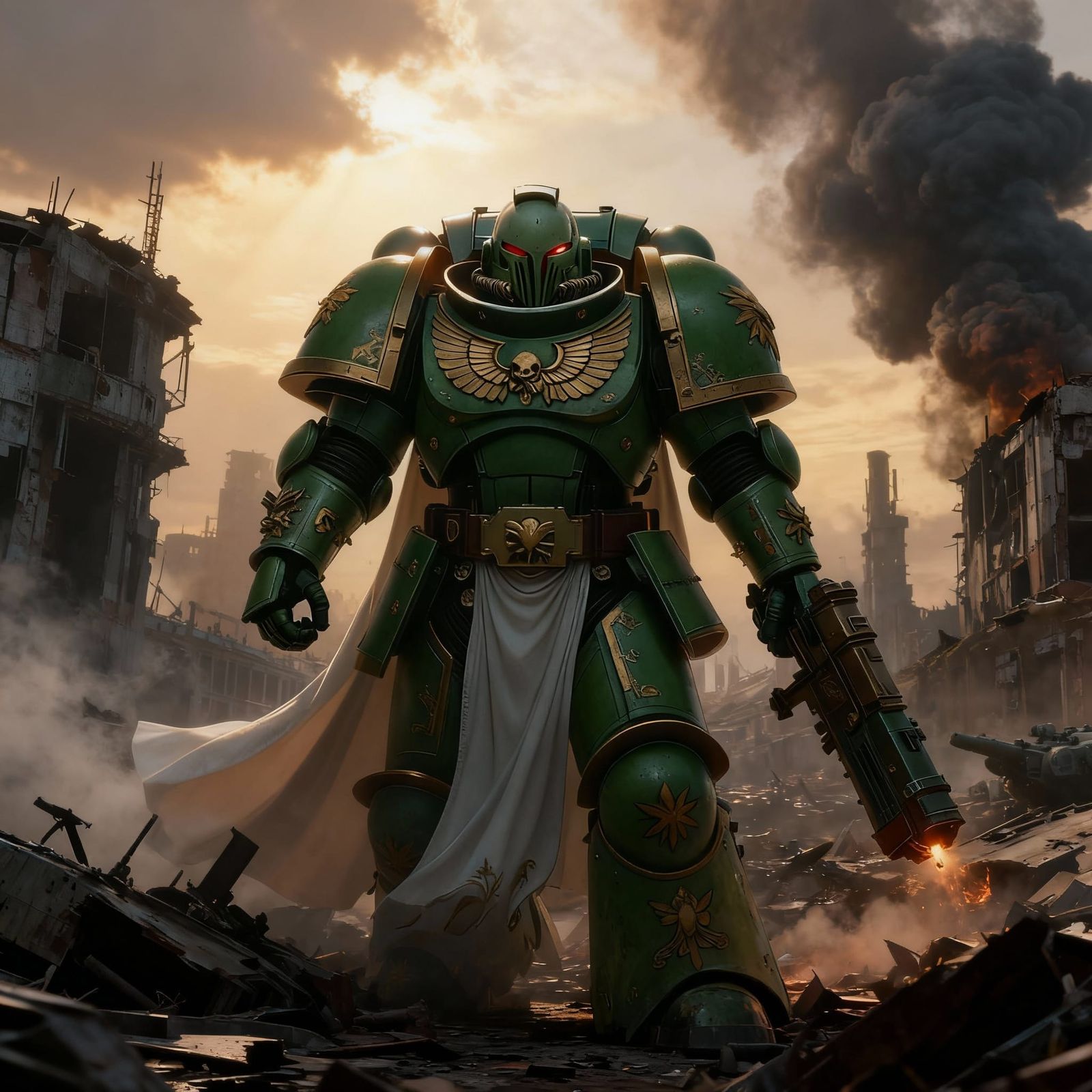Warhammer 40k Aurora Chapter in Divine Sunshine