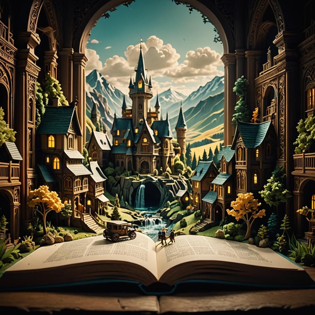 Epic Cinematic Masterpiece Emerges from a Vintage Pop-Up Boo...