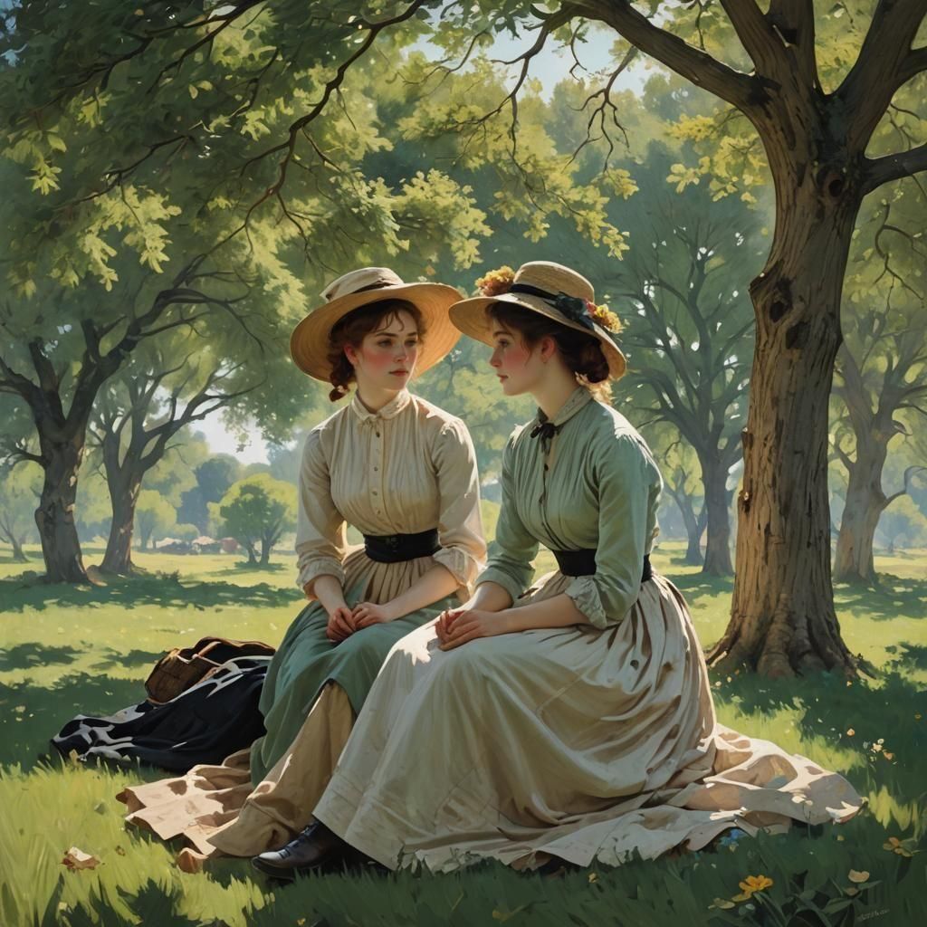 Art by Édouard Manet, Vittorio Matteo Corcos, Ismail Inceogl...