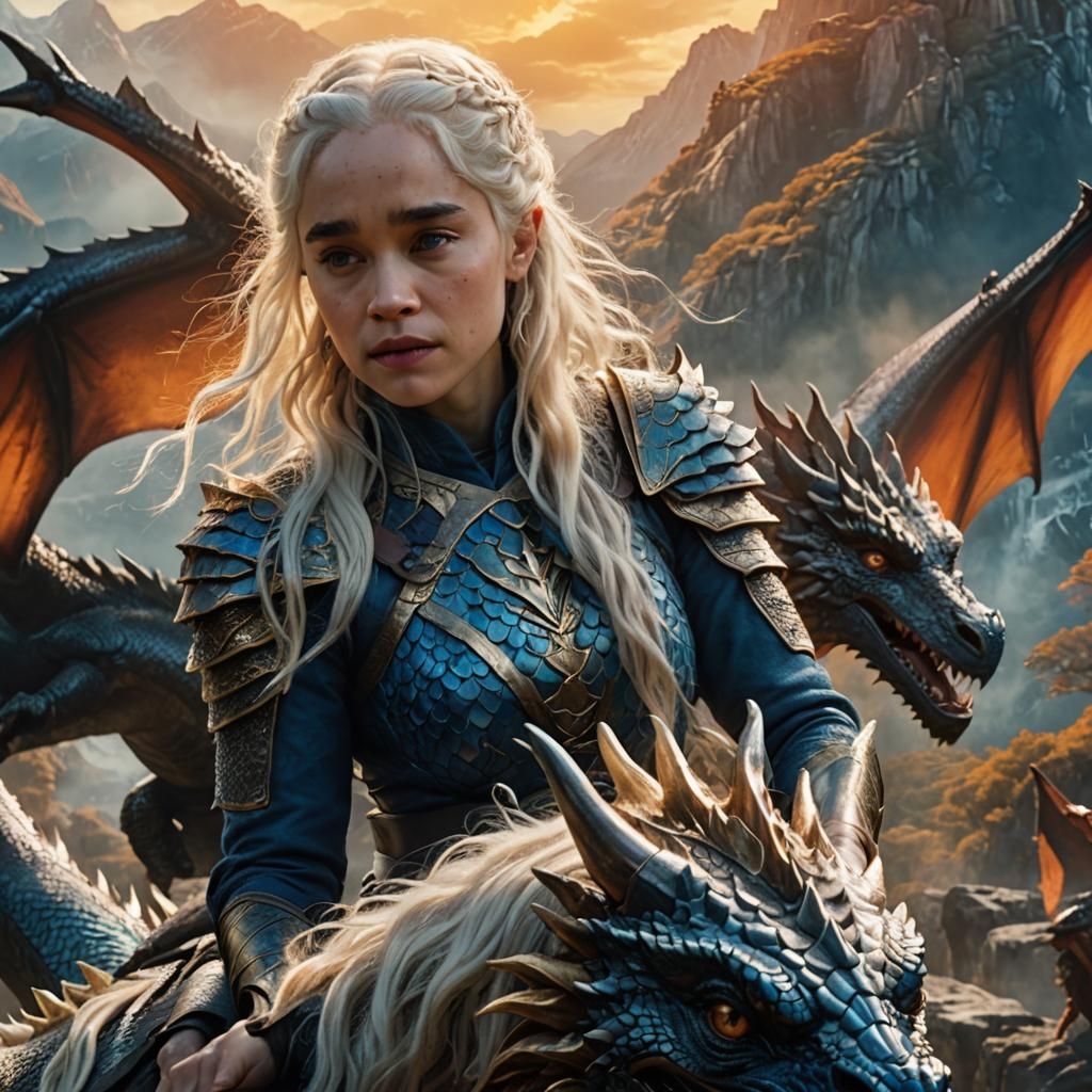 Dragon Rider: A Fantasy Matte Painting