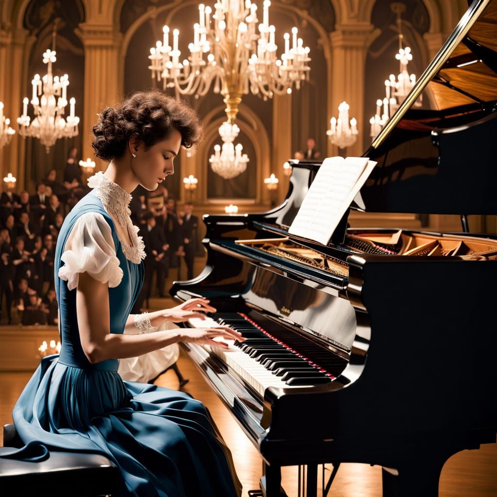 Classical Piano in Romantic Era Style