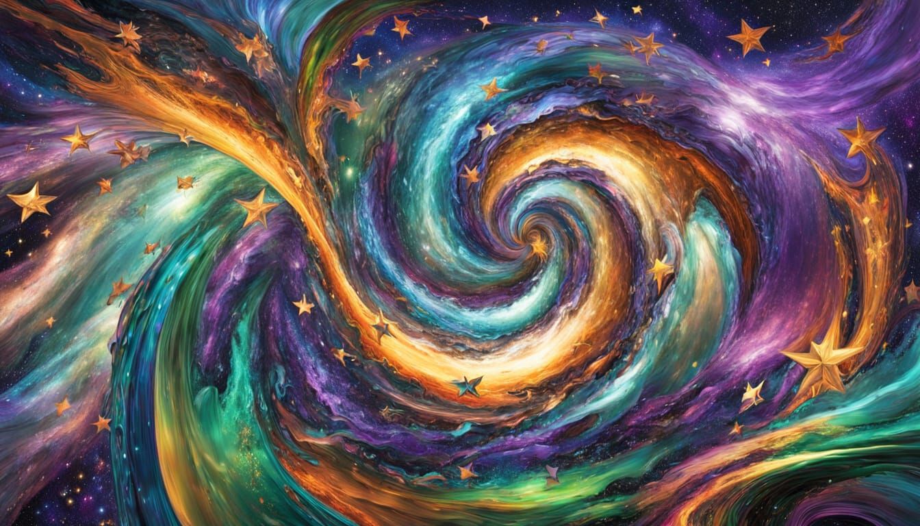 Sleek, Resplendent Star Vortex in Metallic Glass