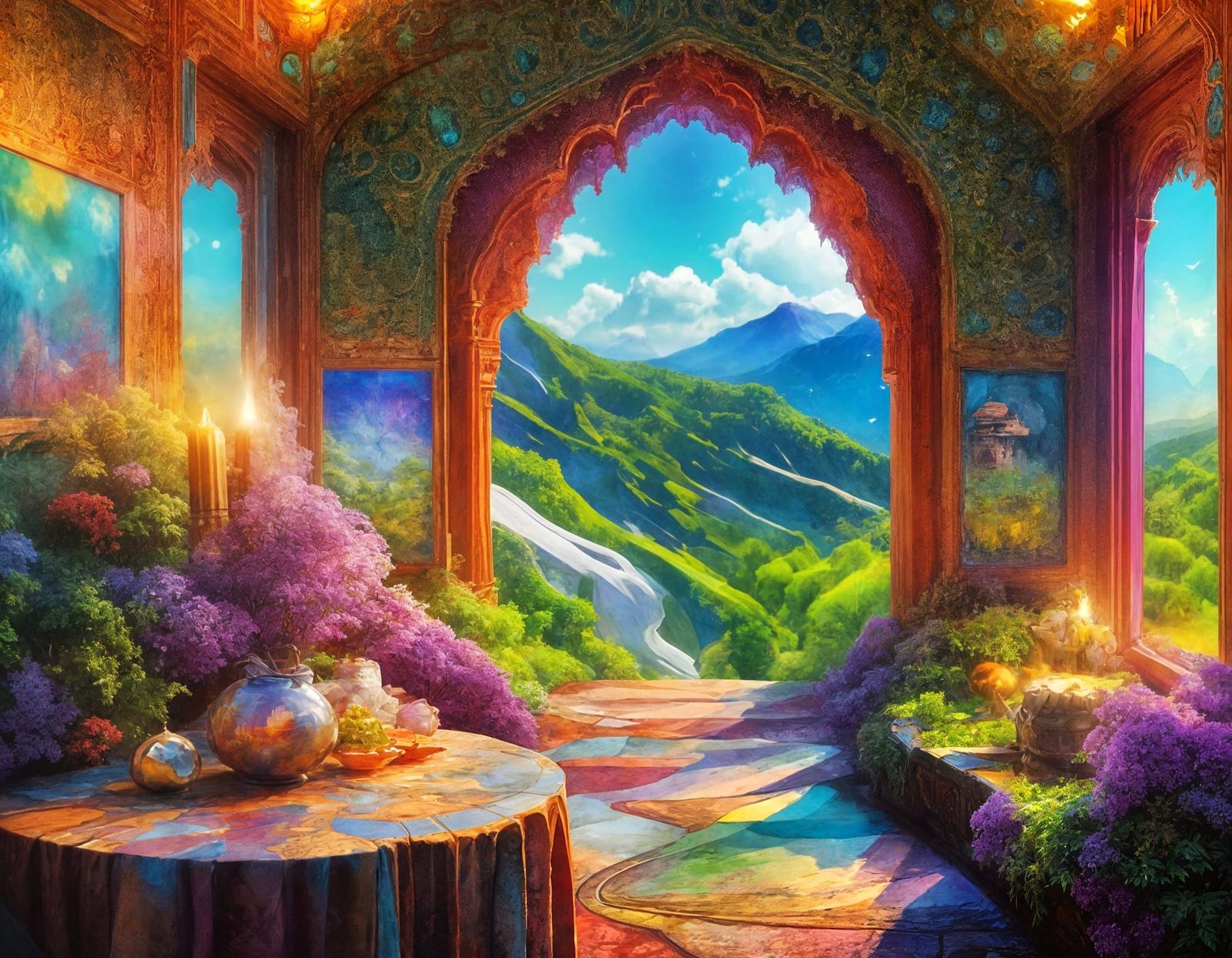 A Peaceful Retreat in India