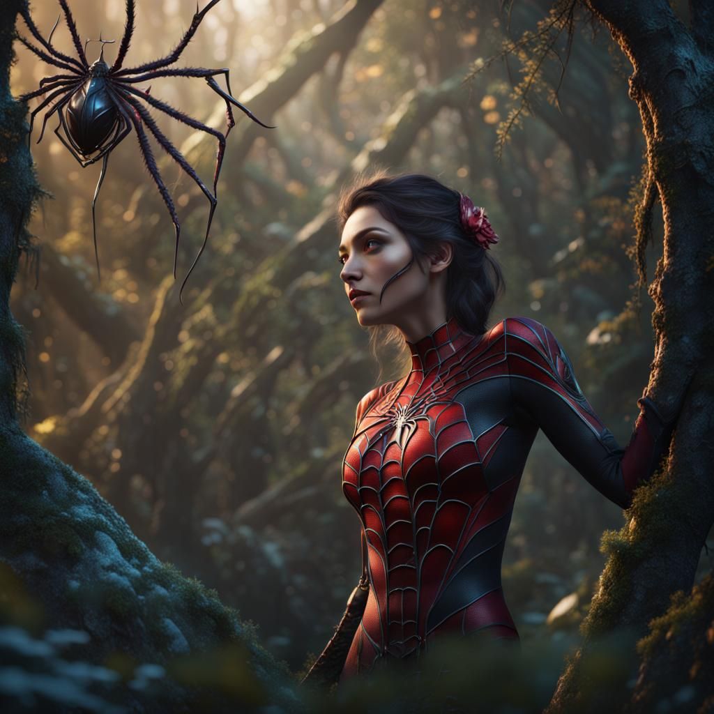 Spider Women Celebrate New Year in Forest