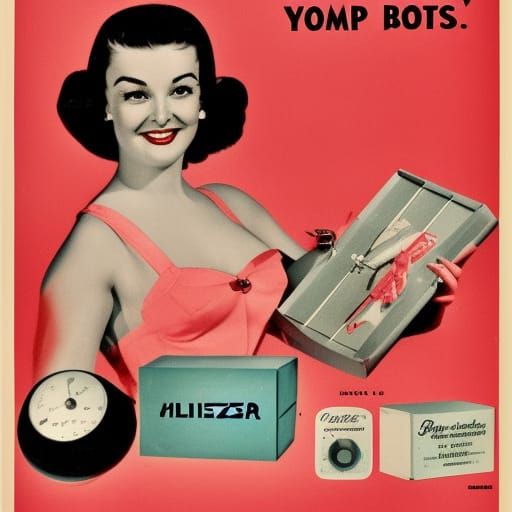 Vintage 1950s Ad for Female Stimulation Devices